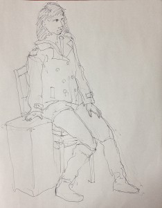 人物クロッキー